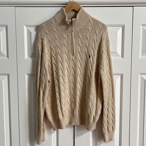 Polo Ralph Lauren Cable-Knit Wool-Cashmere Sweater